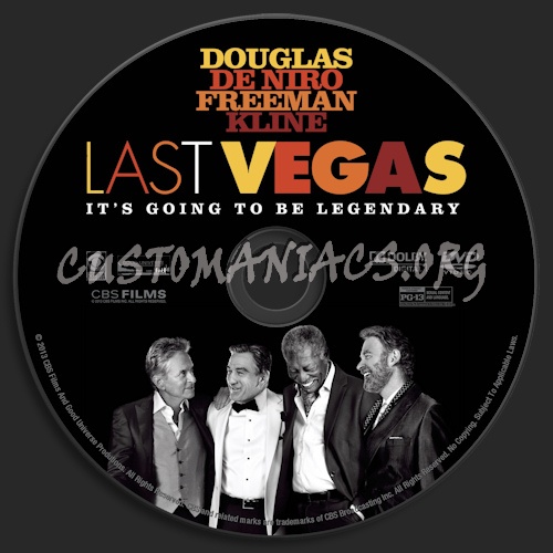 Last Vegas dvd label