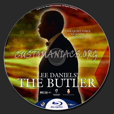 Lee Daniels' The Butler blu-ray label