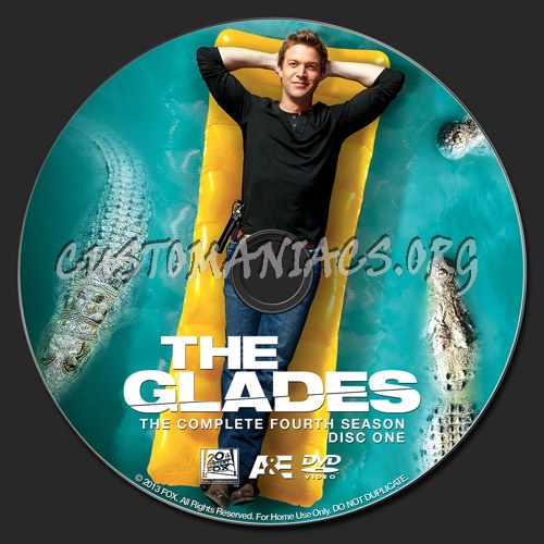The Glades Season 4 dvd label