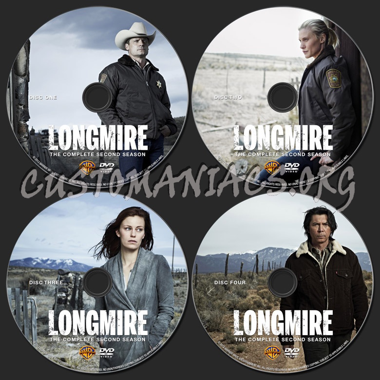 Longmire Season 2 dvd label