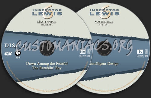 Inspector Lewis - Series 6 dvd label