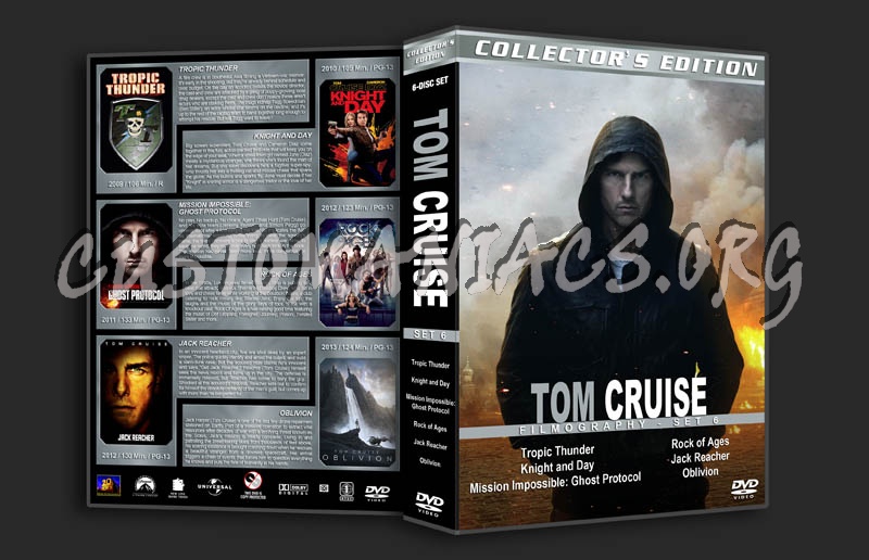 Tom Cruise Filmography - Set 6 dvd cover