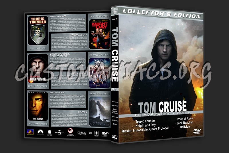 Tom Cruise Filmography - Set 6 dvd cover