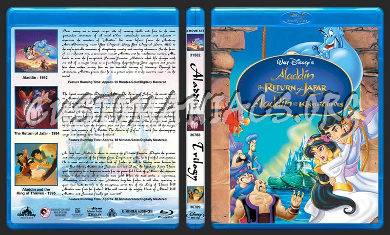 Aladdin Trilogy blu-ray cover