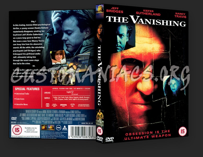 The Vanishing dvd cover