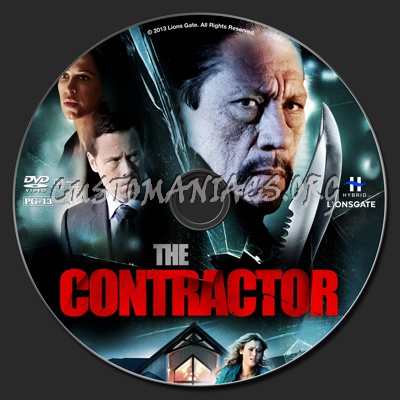 The Contractor (2013) dvd label