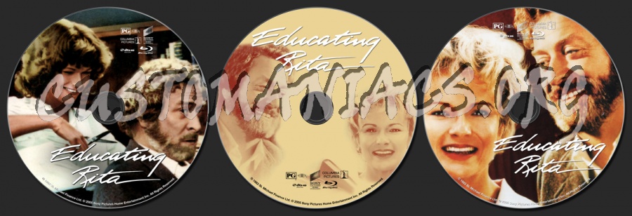 Educating Rita blu-ray label