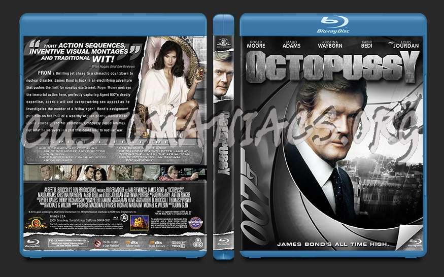 Octopussy blu-ray cover