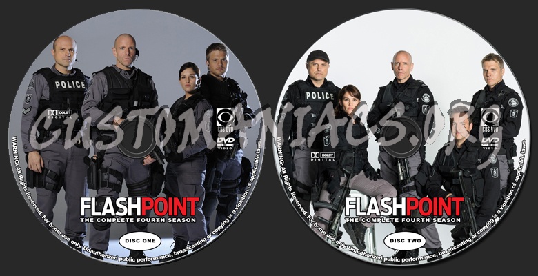 Flashpoint - Season 4 dvd label