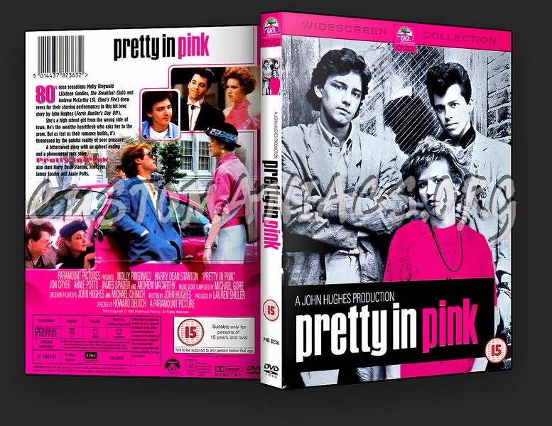 Pretty In Pink dvd cover