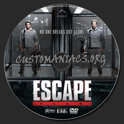 Escape Plan dvd label