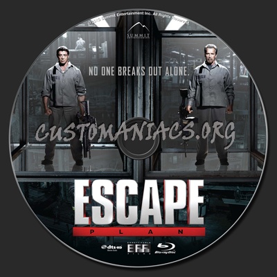 Escape Plan blu-ray label