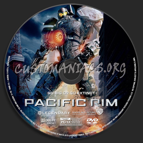 Pacific Rim dvd label