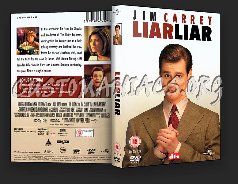 Liar Liar dvd cover