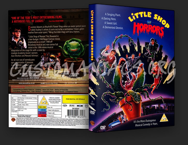 Little Shop of horrors dvd cover