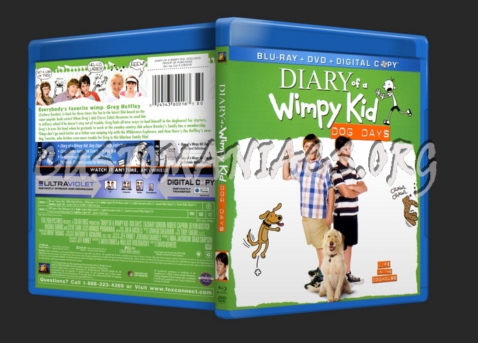 Diary of a Wimpy Kid Dog Days blu-ray cover