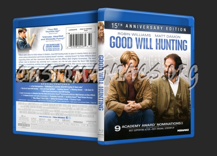 DVD Covers & Labels by Customaniacs - View Single Post - Good Will Hunting