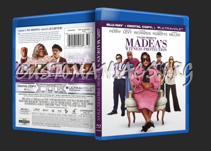 Madea's Witness Protection blu-ray cover