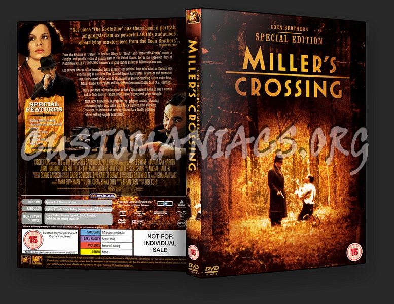 Millers Crossing dvd cover