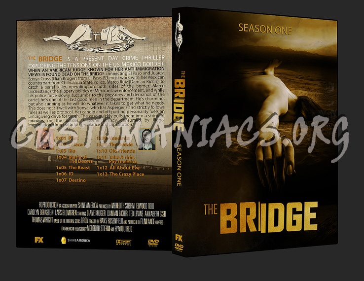 The Bridge. US. Season 1 dvd cover