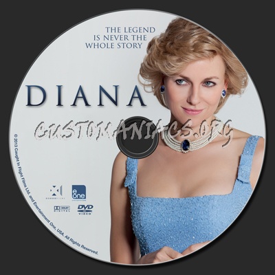 Diana dvd label