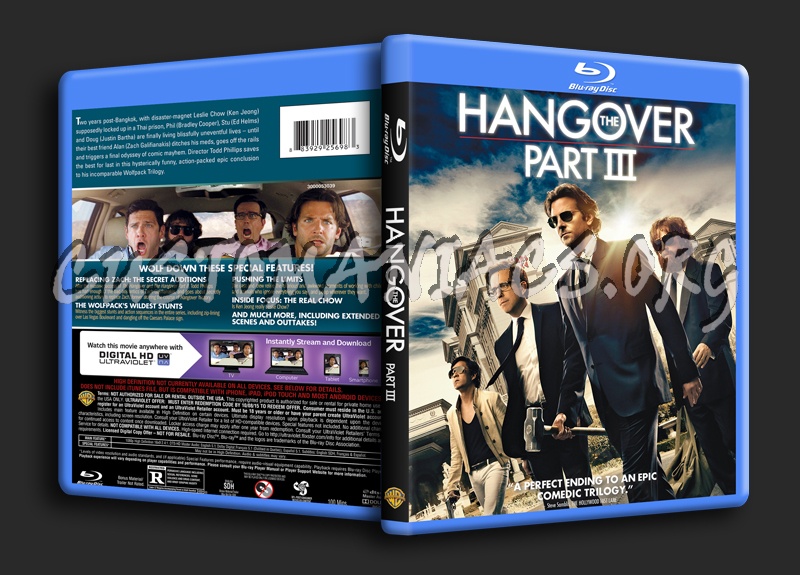 The Hangover Part III blu-ray cover