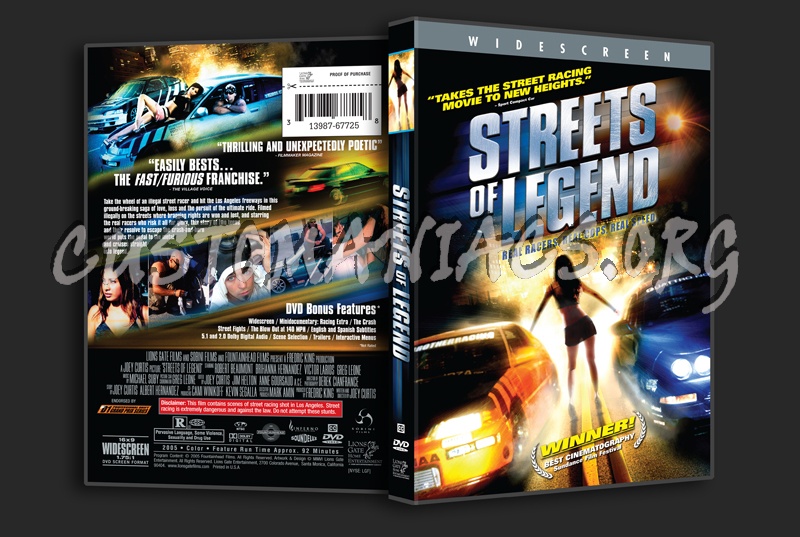 Streets of Legend dvd cover