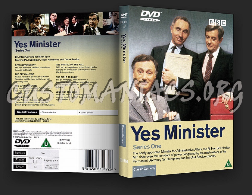 Yes Minister dvd cover