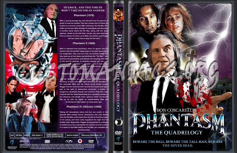 Phantasm: Quadrillogy dvd cover