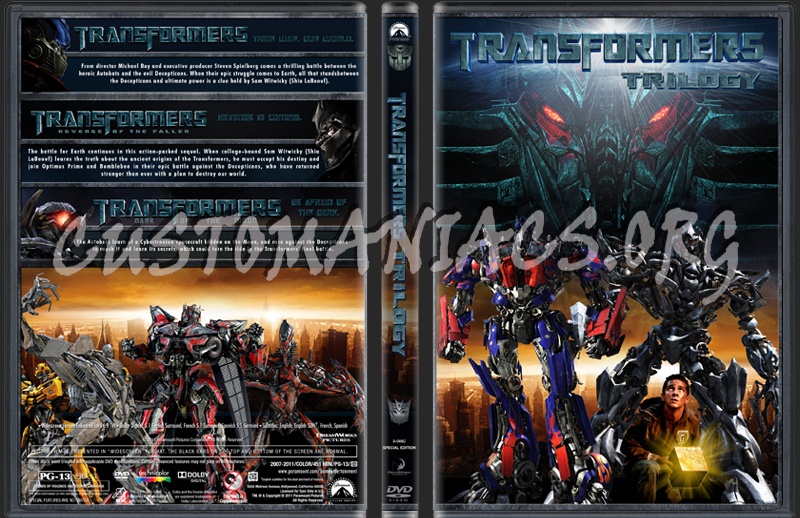 Transformers:Trilogy dvd cover