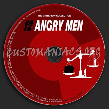 591 - 12 Angry Men dvd label