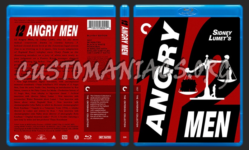 591 - 12 Angry Men blu-ray cover