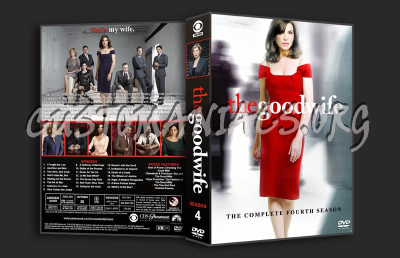 The Good Wife - Season 4 dvd cover