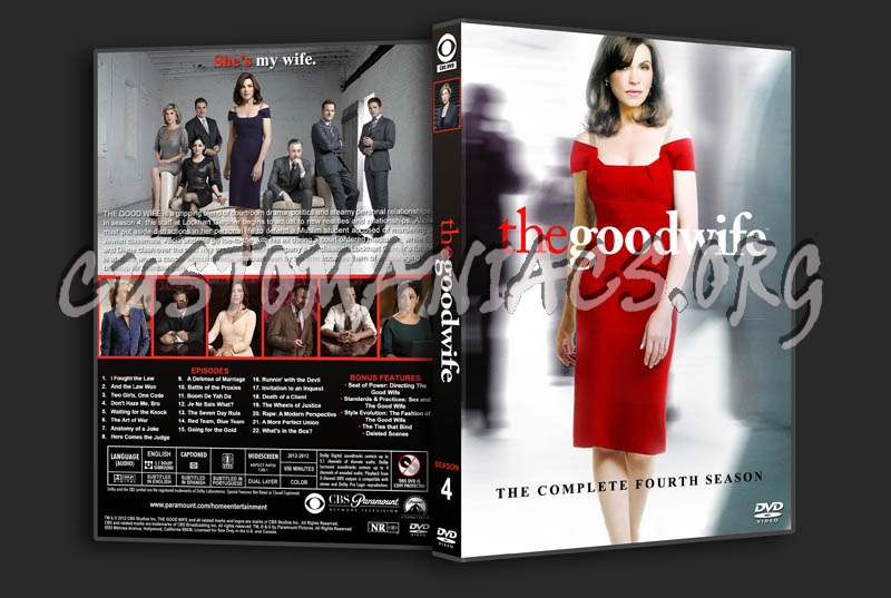 The Good Wife - Season 4 dvd cover
