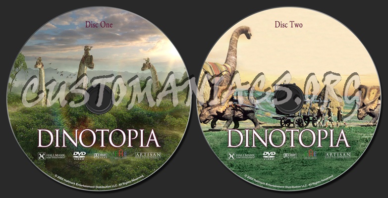 Dinotopia (2002) dvd label