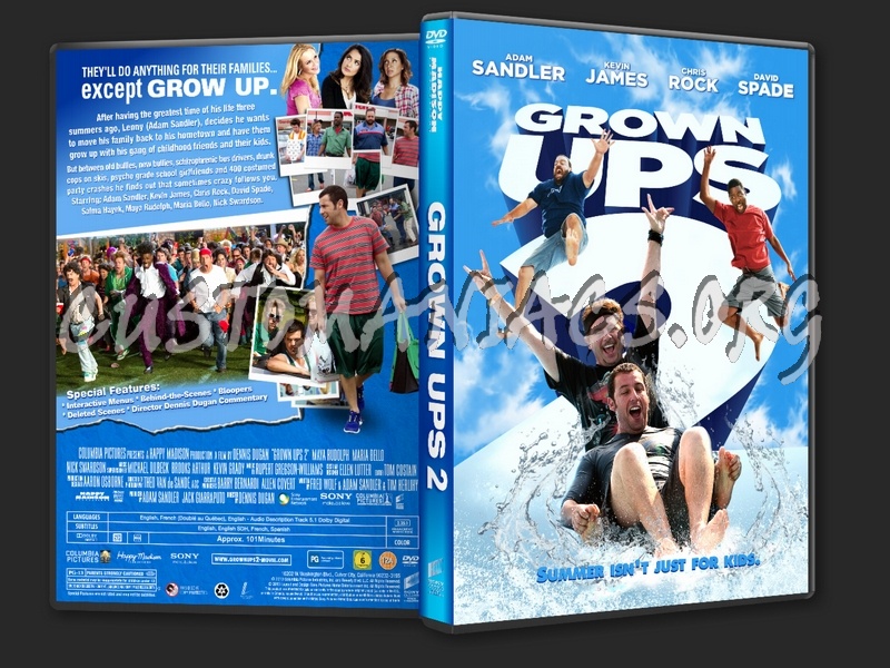 Grown Ups 2 (2013) dvd cover