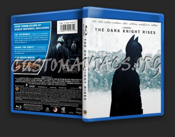 The Dark Knight Rises blu-ray cover