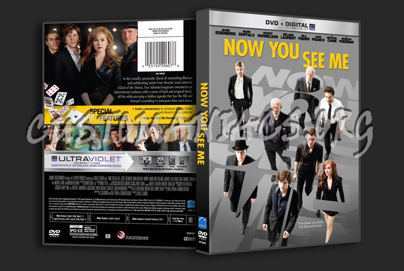 Now You See Me dvd cover