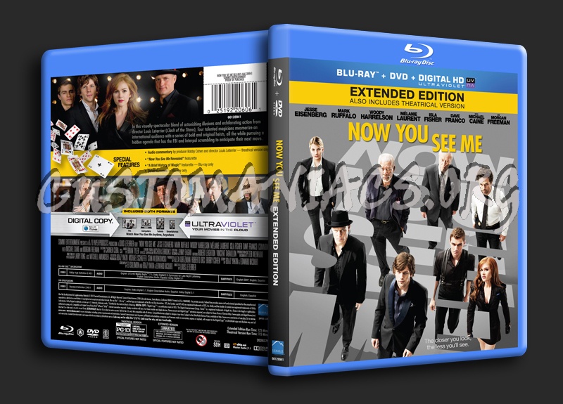 Now You See Me blu-ray cover