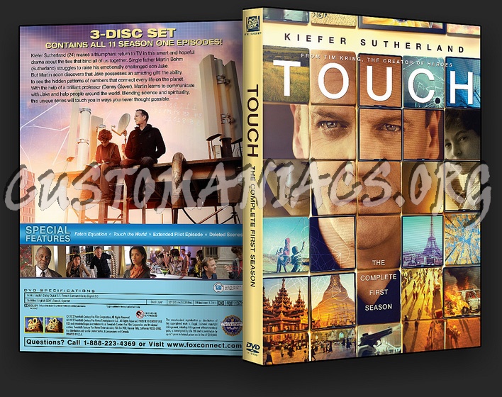 Touch - Season 1 dvd cover