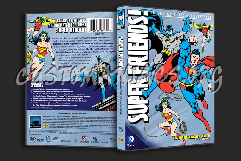 Super Friends! Season 5 dvd cover