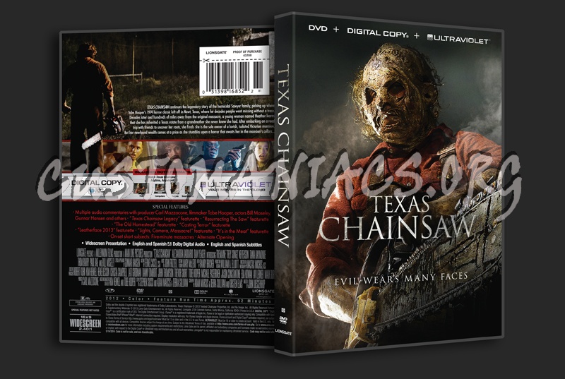 Texas Chainsaw (2013) dvd cover