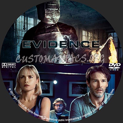Evidence dvd label