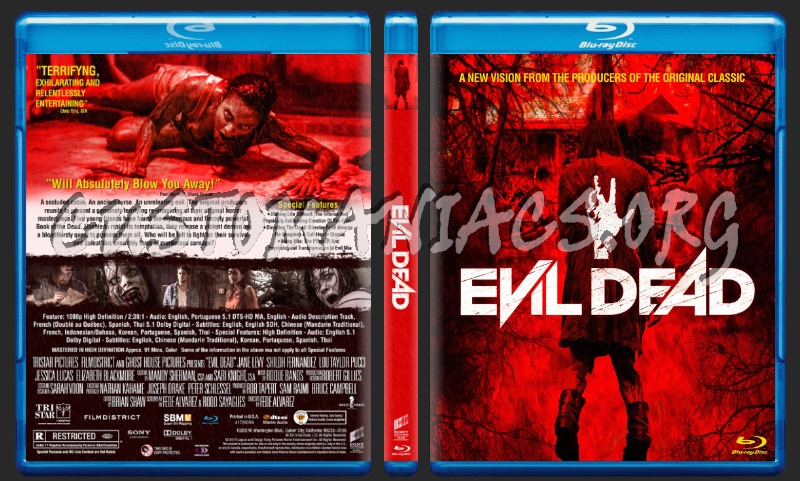 Evil Dead blu-ray cover