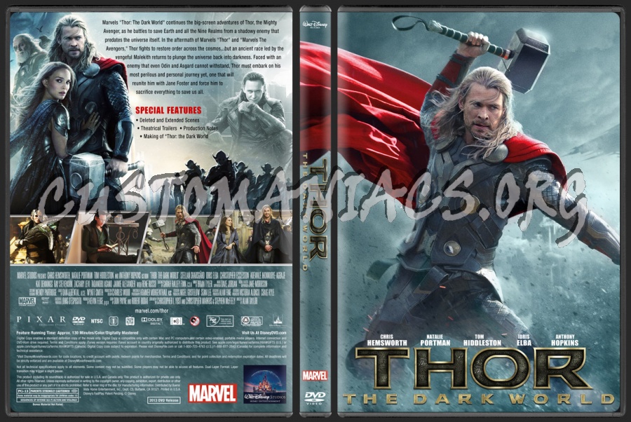 Thor: The Dark World dvd cover