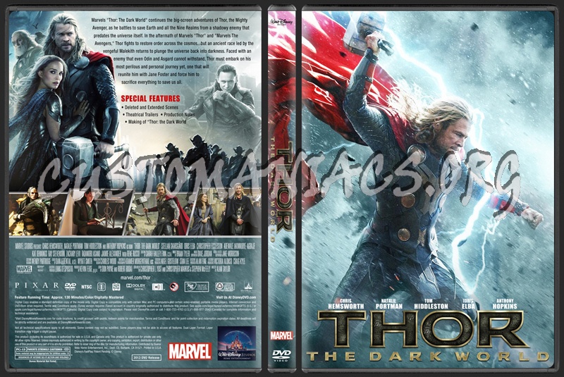 Thor: The Dark World dvd cover