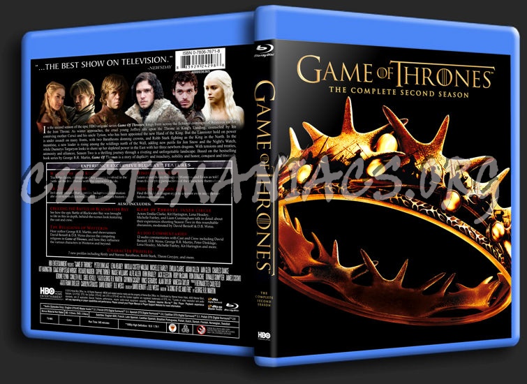 Game of Thrones Season 2 blu-ray cover