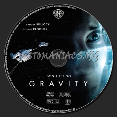 Gravity dvd label