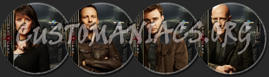 Sanctuary Season 4 dvd label