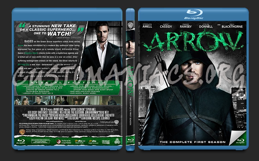 Arrow blu-ray cover